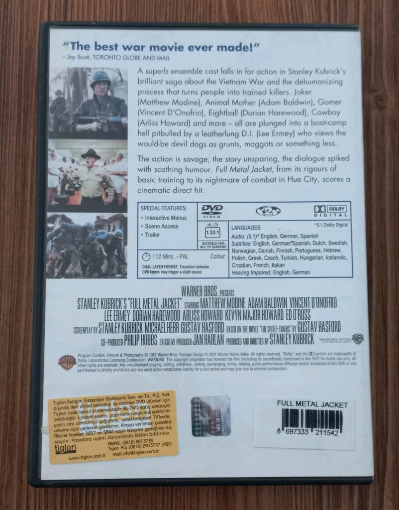Full Metal Jacket - Stanley Kubrick (Dijital Yenilenmiş Özel Baskı) - 2