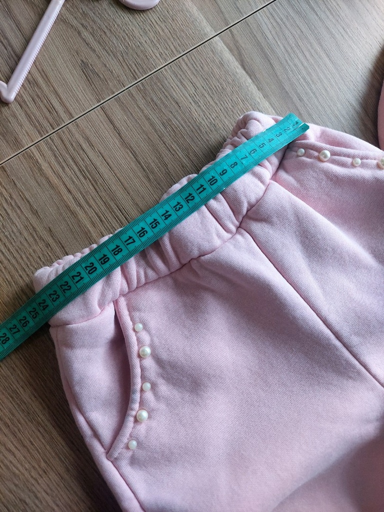 WOW inci süsleme Pembe Eşofman Takımı - 13
