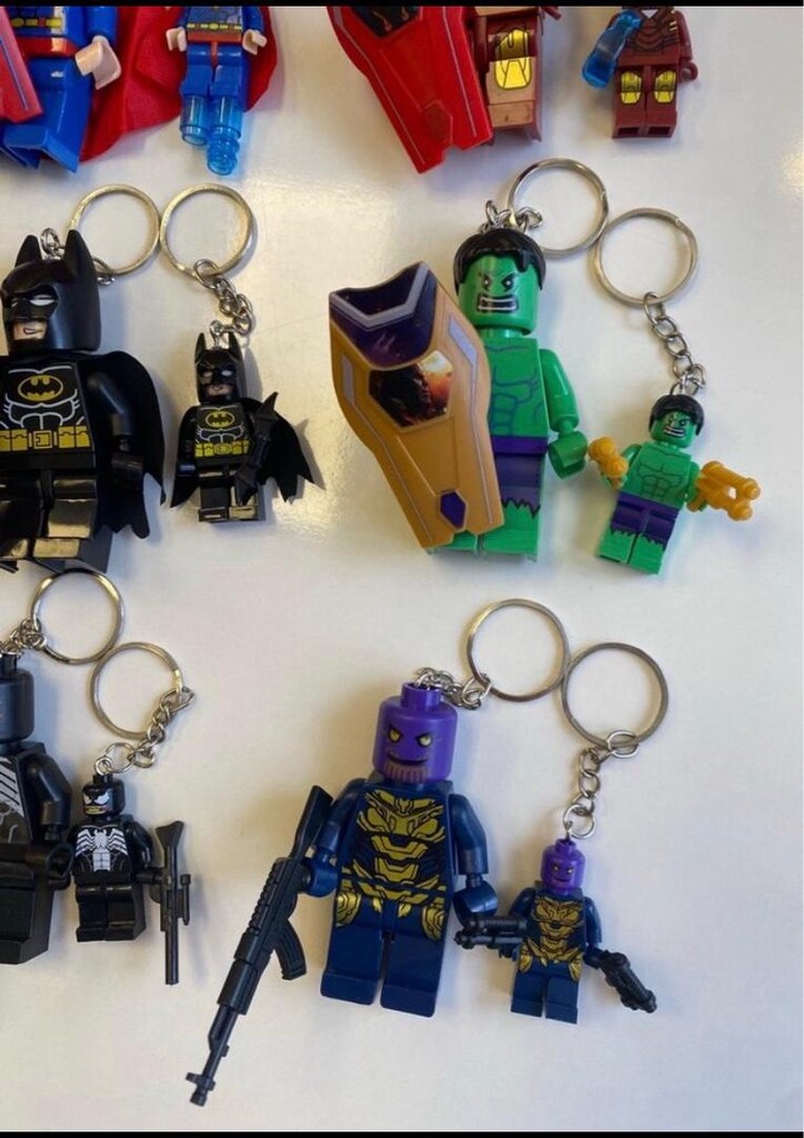 Lego Dev Marvel Figür Anahtarlıkları - 7