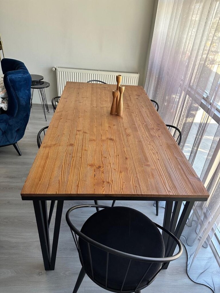 Ahşap yemek masası - 4