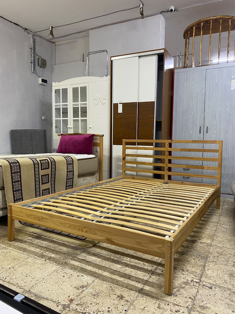 2. EL AHŞAP IKEA ÇIFT KIŞILIK KARYOLA - 6