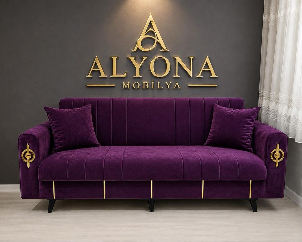 ALYONA MOBİLYA EKONOMİK YATAKLI BAZALI ÇEKYATLAR KANEPELER - 7