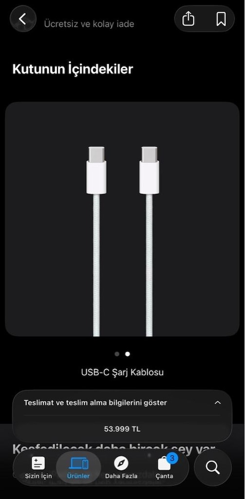 Apple iPad Air 11” (M4) Wi-Fi 256 GB Space Grey – Türkiye Cihazı - 5