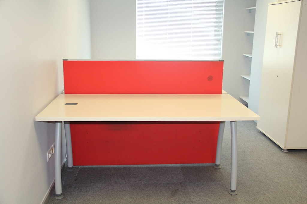 ATOM OFİS - KIRMIZI İKİLİ WORKSTATION (1 YIL GARANTİ) - 3