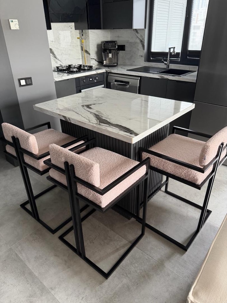 DesignSolano 70 cm Bar Sandalyesi - 4
