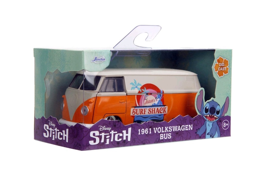 Jada, 9336144314R00, Stitch 1961 VW Otobüs Model Aracı Disney Lisanslı - 4