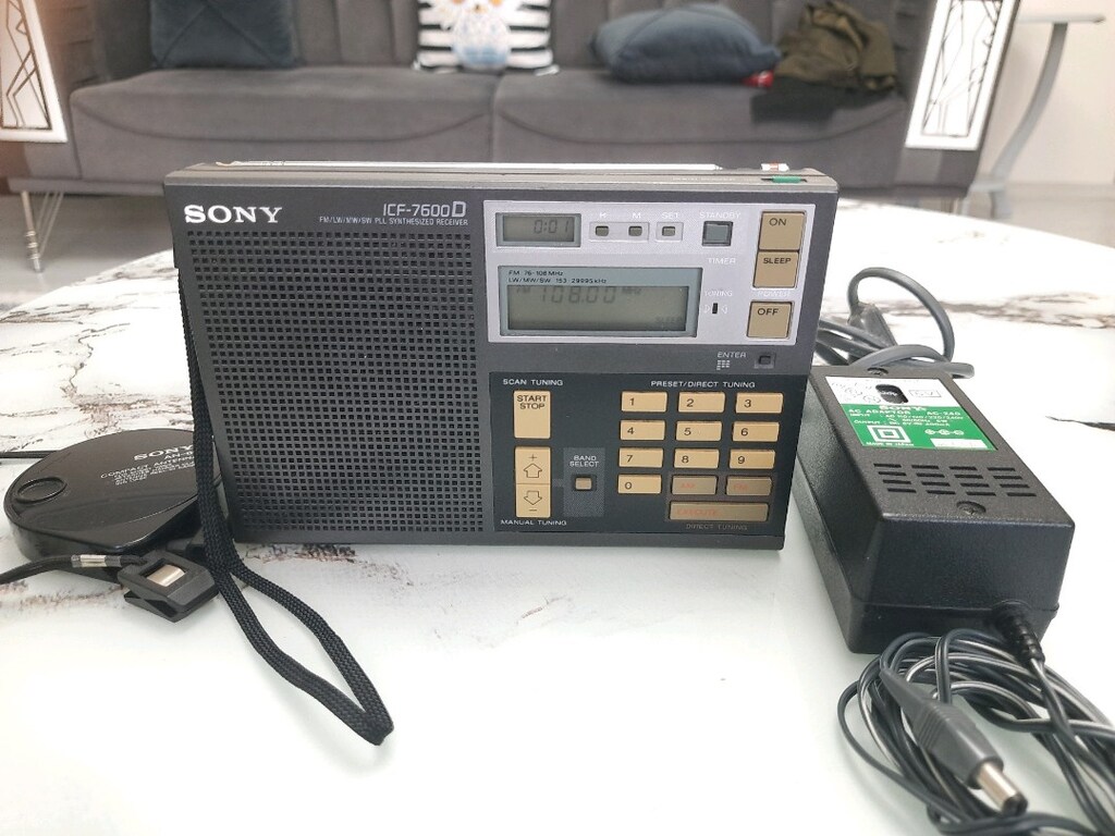 Sony Radyo ICF-7600D JAPAN Dünya Radyosu - 9