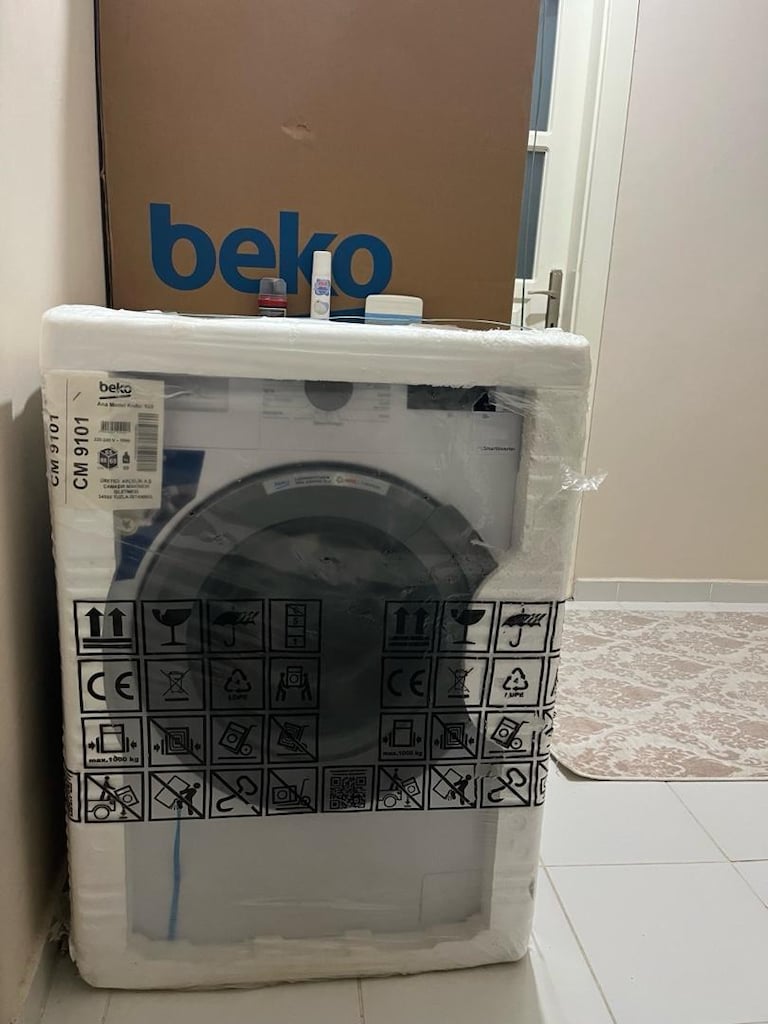 Sıfır Beko CM 9101 Çamaşır Makinesi Hiç Kurulmadı Garantisi Başlamadı - 2