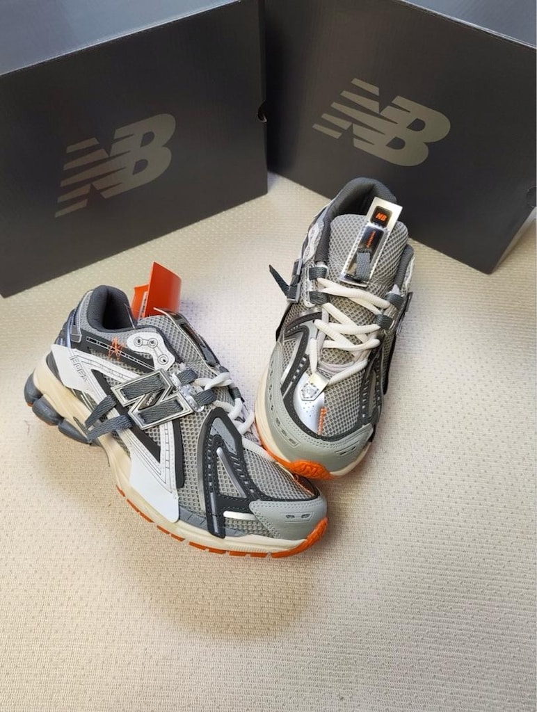 ‼‼NEW BALANCE 1906A GREY ORANGE – İTHAL - 6