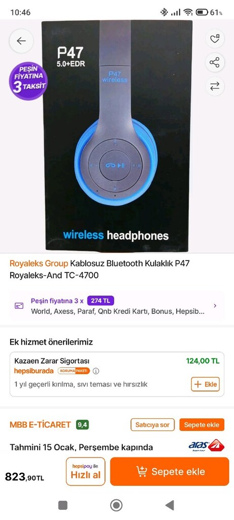 KABLOSUZ BLUETOOTH KULAKÜSTÜ KULAKLIK - 4