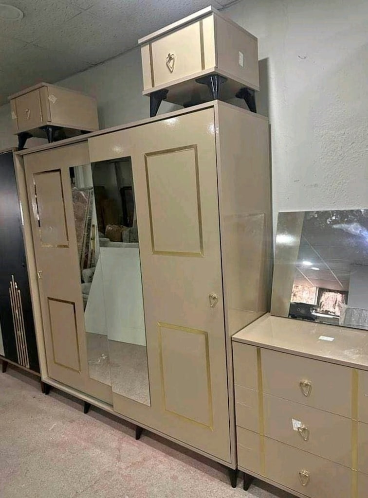 YATAK ODASI TAKIMI BAZA BAŞLIK YATAK DAHİL KAPIDA ÖDEME HIZLI TESLİM - 3