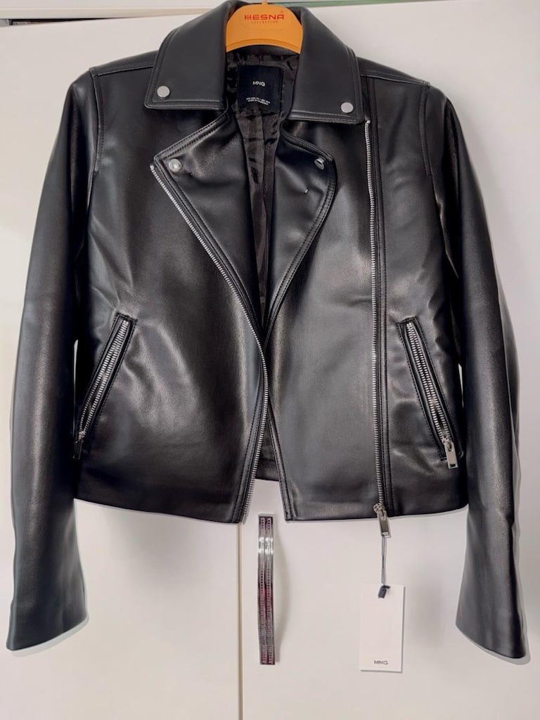 Mango Deri Biker Ceket