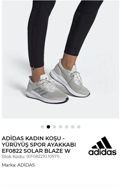 ADİDAS KOŞU -
YURUYÚS SPOR AYAKKABI