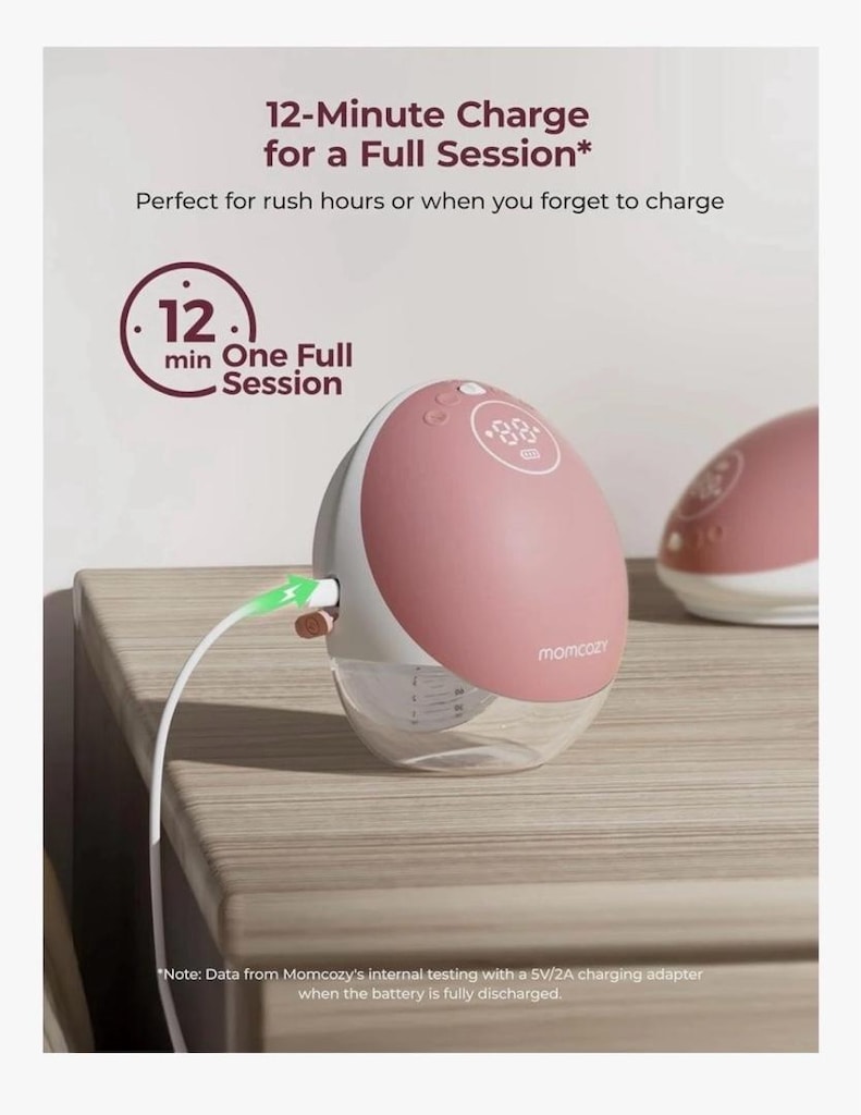 momcozy m9 2 Li süt sağma pompası - 5