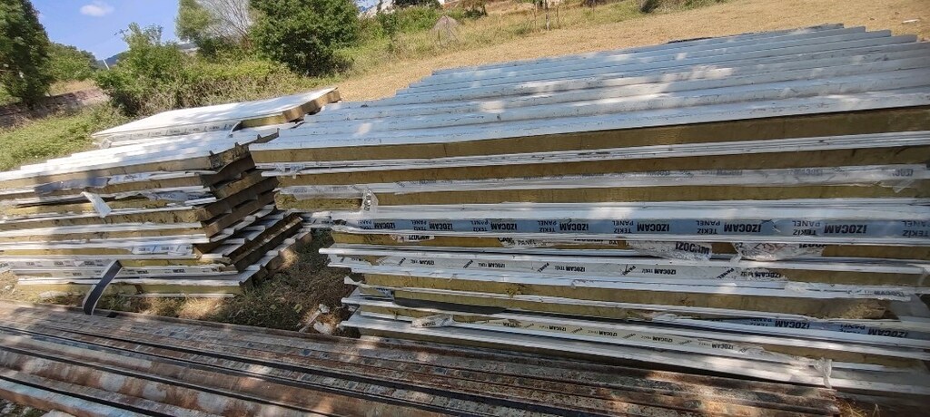 taş yünü panel 2,90ile 3,30 boy 40adet mt 750 - 5