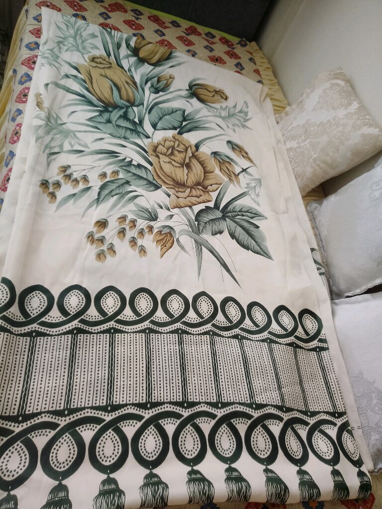antika kumaş sifr ürün 4 metre kumas - 2