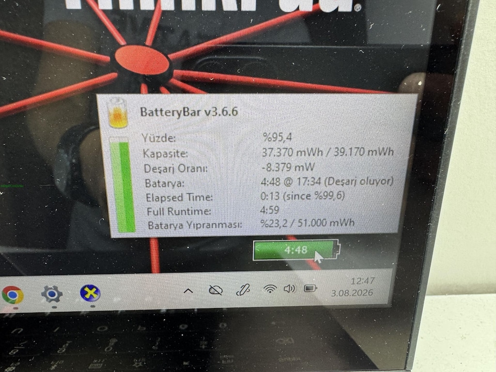 THİNKPAD YOGA 370 - İ5 7. NESİL 8 GB RAM 256 M2SSD DOKUNMATİK - 4