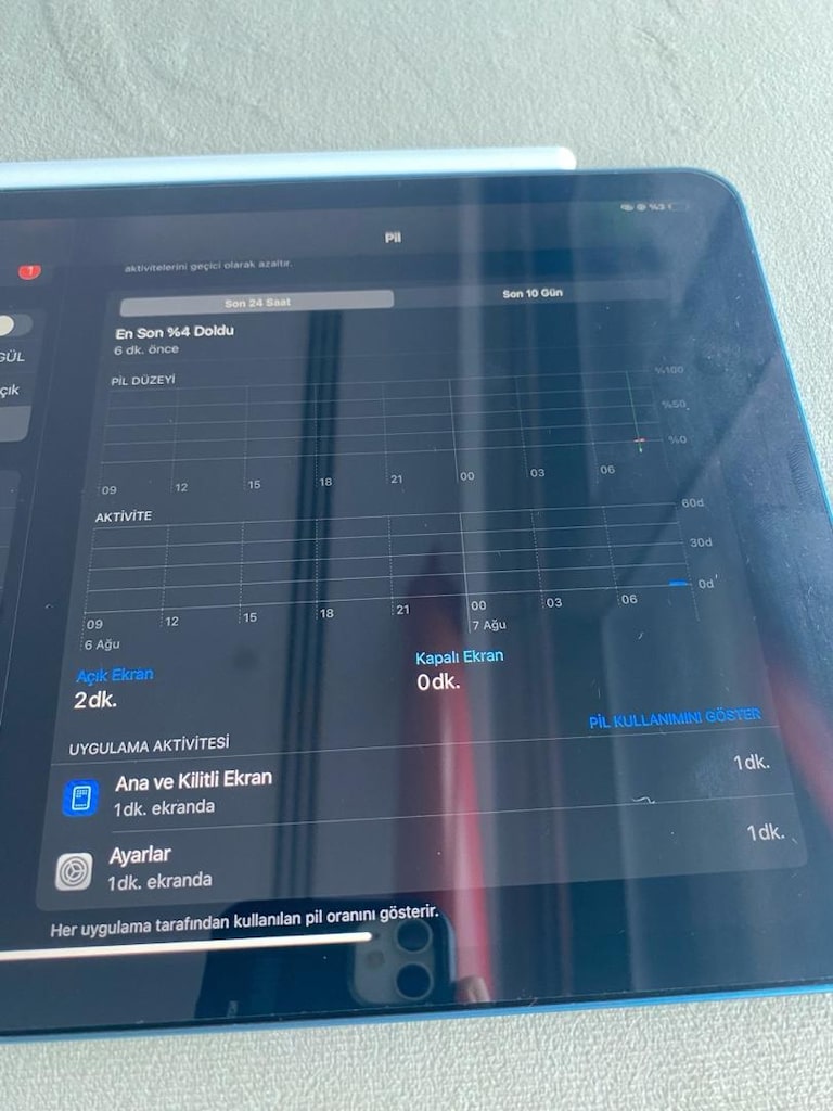 Apple iPad Air 5 64GB M1 Wi-Fi + Pencil 2 Sıfırdan Farksız - 7