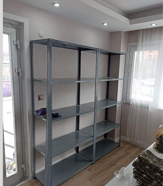 İMALATTAN ÇELİK RAF, DEPO,ARŞİV RAFI 31*93 2 METRE YÜKSEKLİK, 4 KATLI