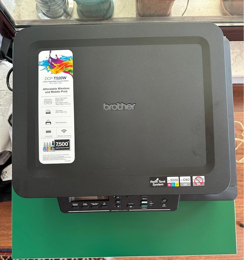 Brother DCP-T520W Wi-Fi Tanklı Yazıcı + Tarayıcı + Fotokopi Çok Temiz - 11