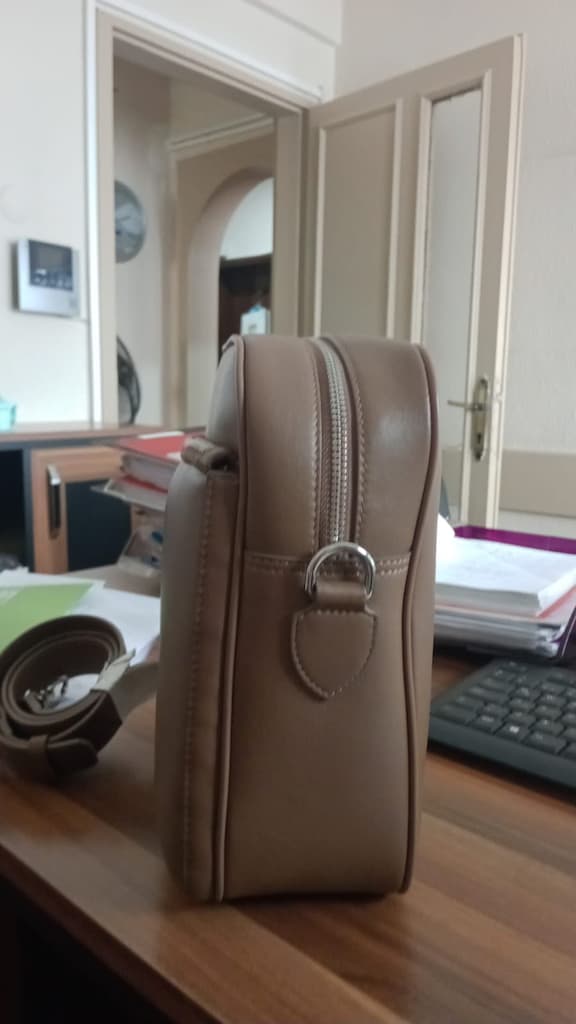 Orijinal DESA Midas Erkek Omuz Çantası | %100 Deri | 1 Kez Kullanıldı — görsel 2/3