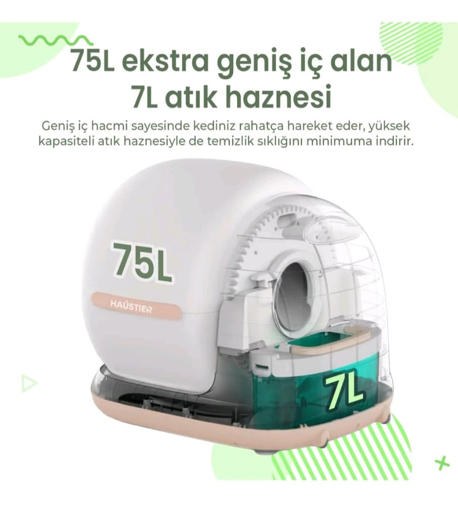 haustier otomatik kedi tuvaleti - 6