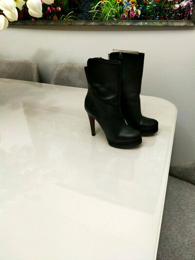 Nine West siyah bot
