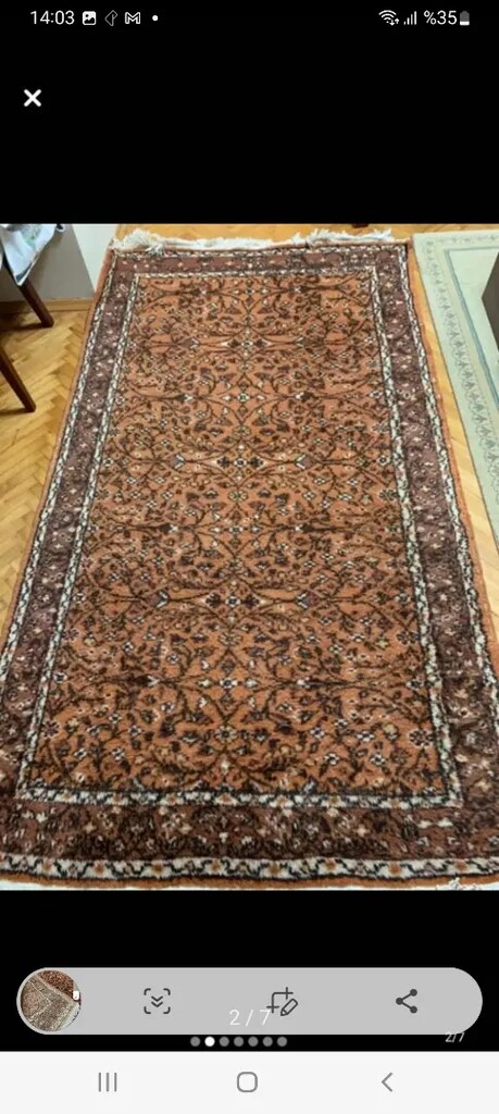 El dokuması halı - 4