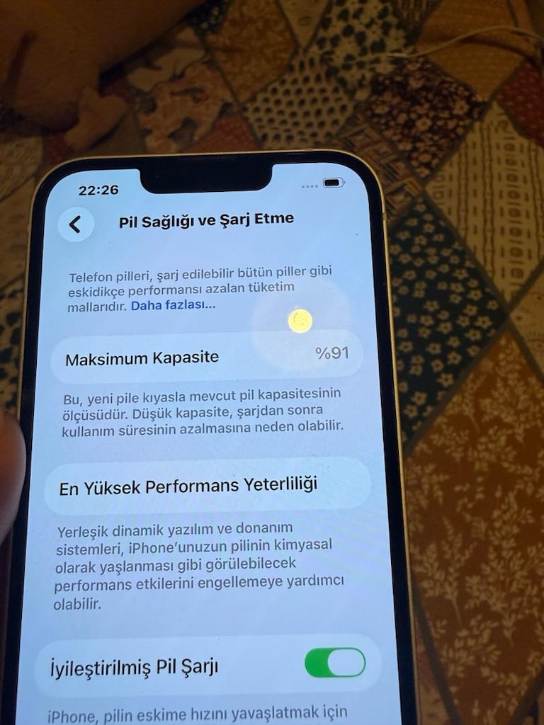 iPhone 13 128gb beyaz - 8