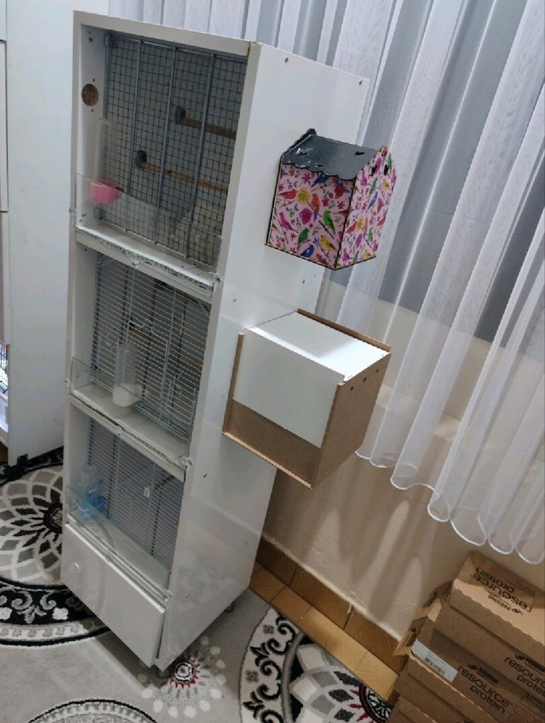 3 Katlı Dolaplı Kuş kafesi - 3