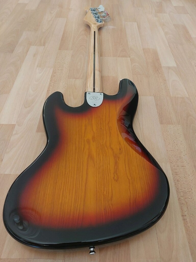 sx ash jazz bas gitar sunburst - 9