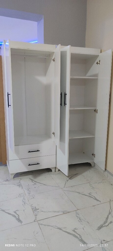 4 kapılı büyük boy elbise dolabı sıfır ürün Siirt merkez - 6