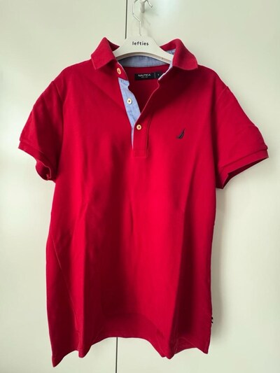 Nautica polo yaka kırmızı t-shirt