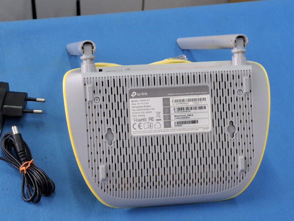 Tp-Link VN020-F3 300Mbps Kablosuz N VDSL Modem Router - 6