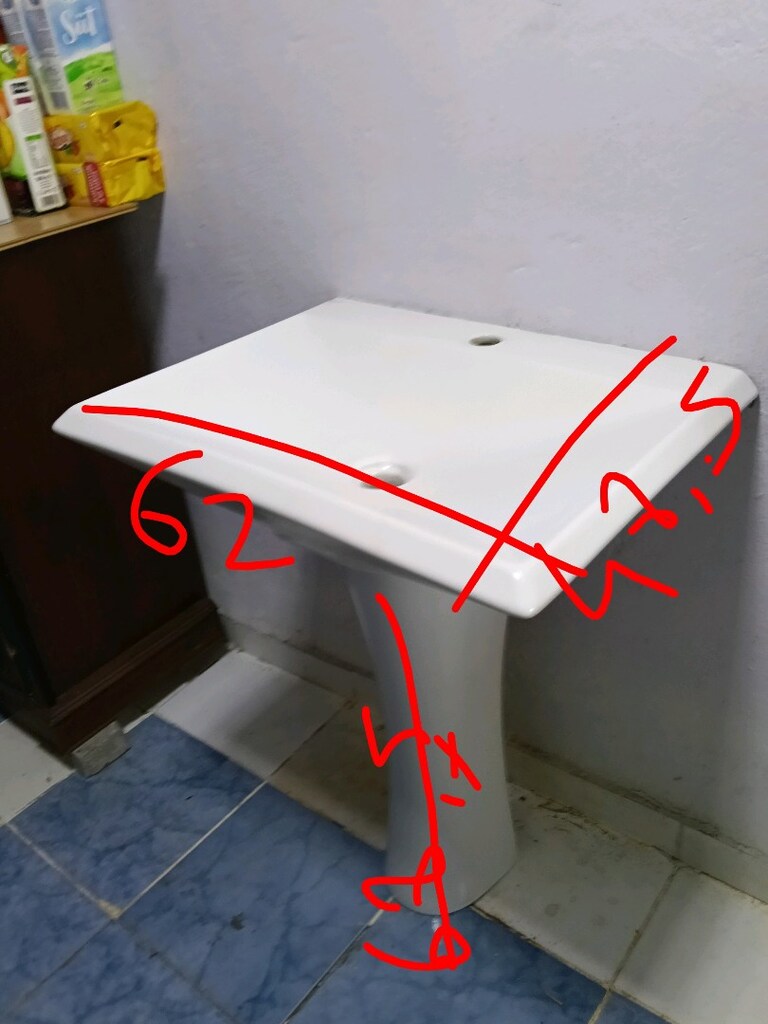 Takım Büyük boy Ayaklı lavabo - 2