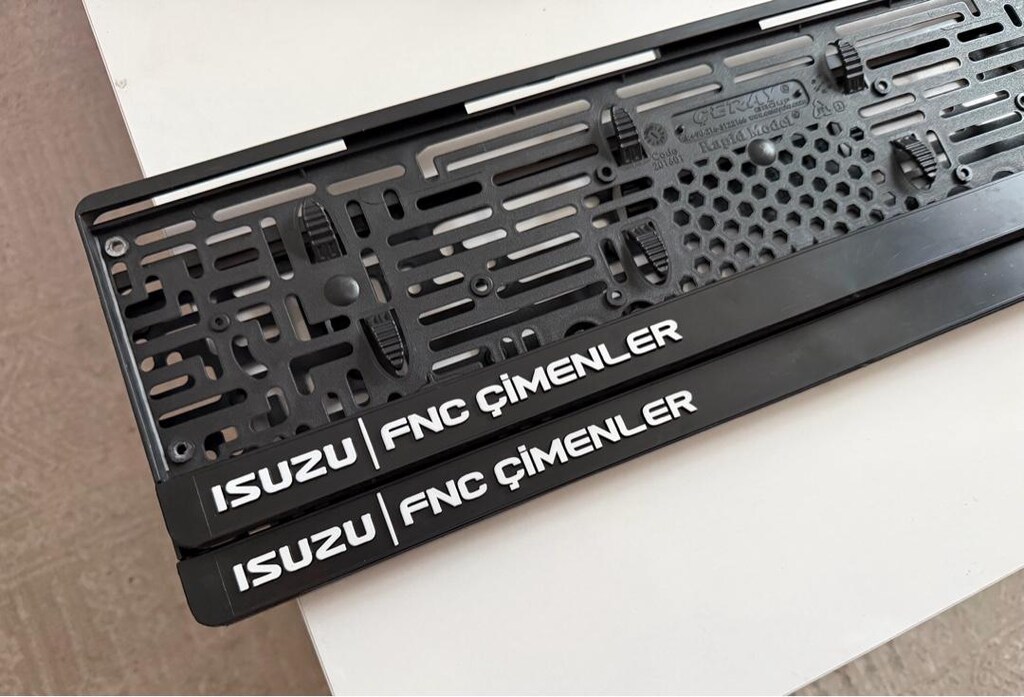Isuzu oriijnal sıfır Plakalık Seti - 2