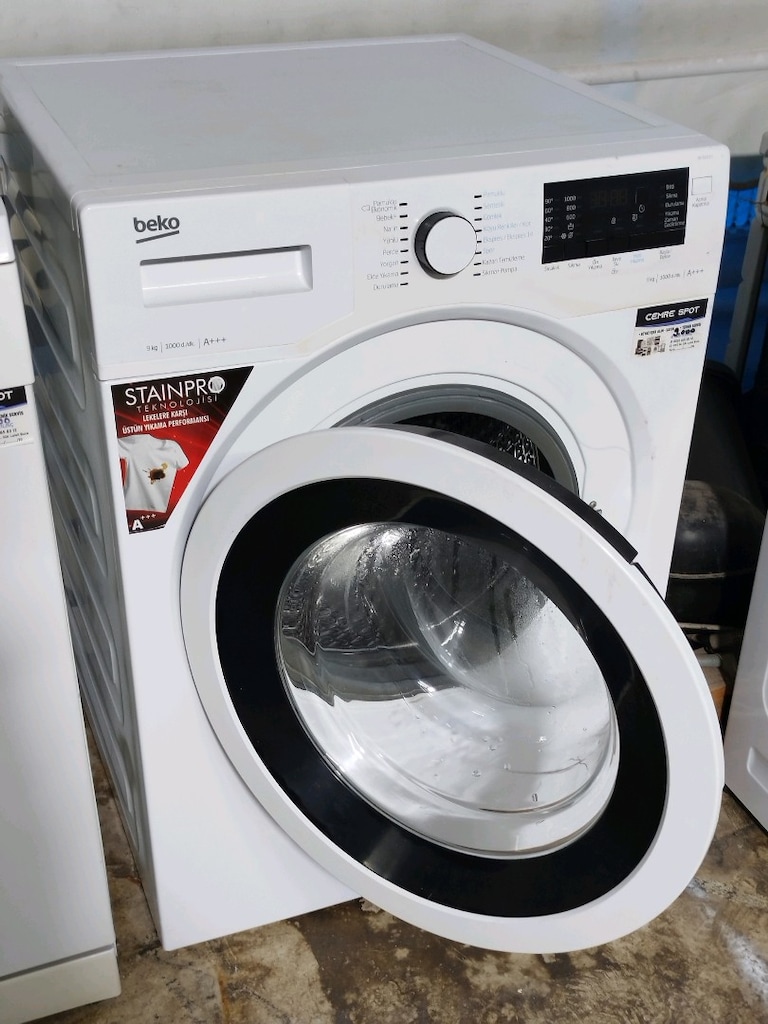 BEKO 9 KG ÇAMAŞIR MAKİNESİ İZMİR İÇİ 3 AY GARANTİMİZ VARDIR - 9