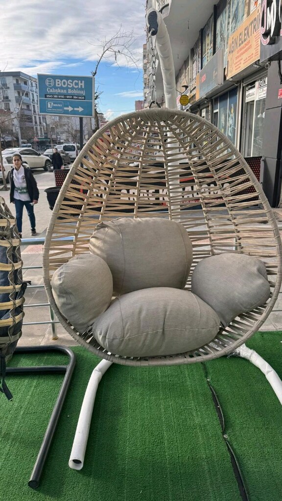 Sıfır mağazadan kaliteli büyük ebatlı tekli salıncak - 3