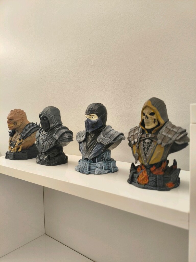 3D printer büst mortal kombat - 2