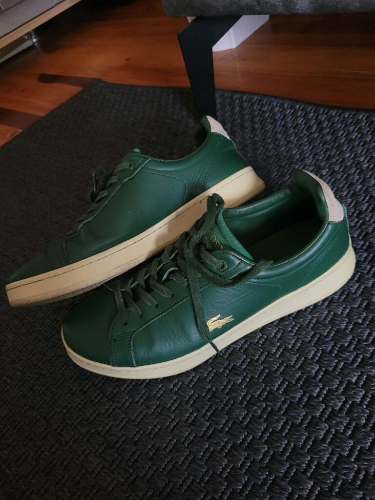 Lacoste Carnaby Pro Erkek yeşil Sneaker ayakkabı 42 numara - 2