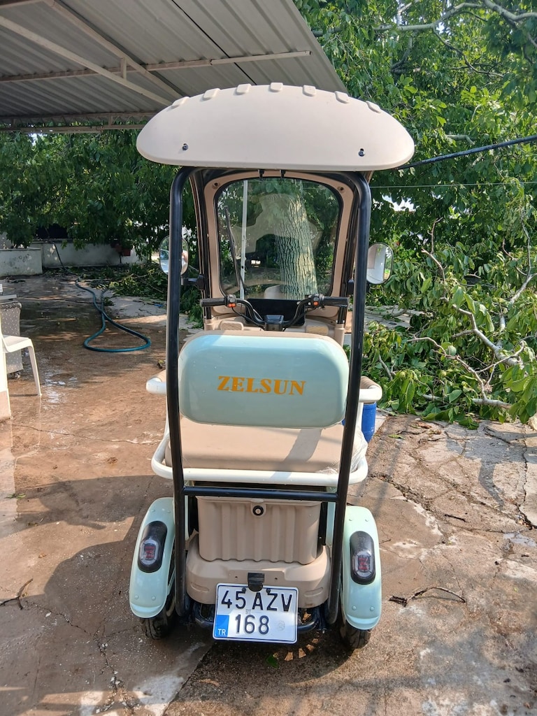 3 TEKERLEKLİ YENİ PLAKALI ZELSUN MOPED - 3