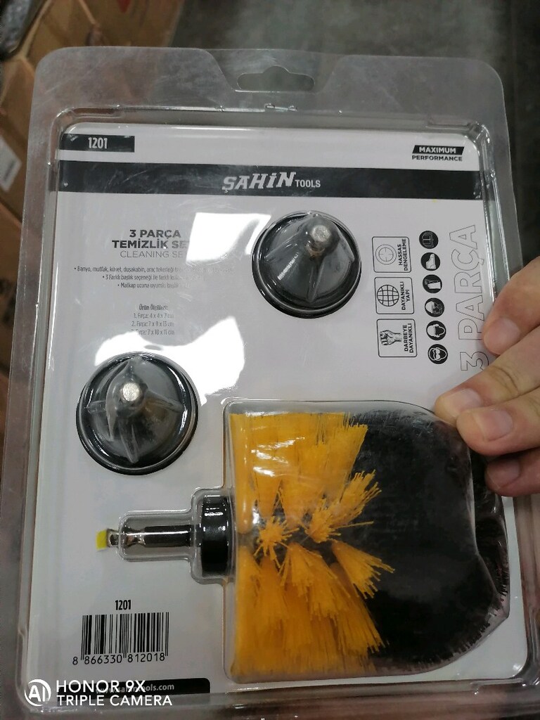 3 lü fırça takımı - 3