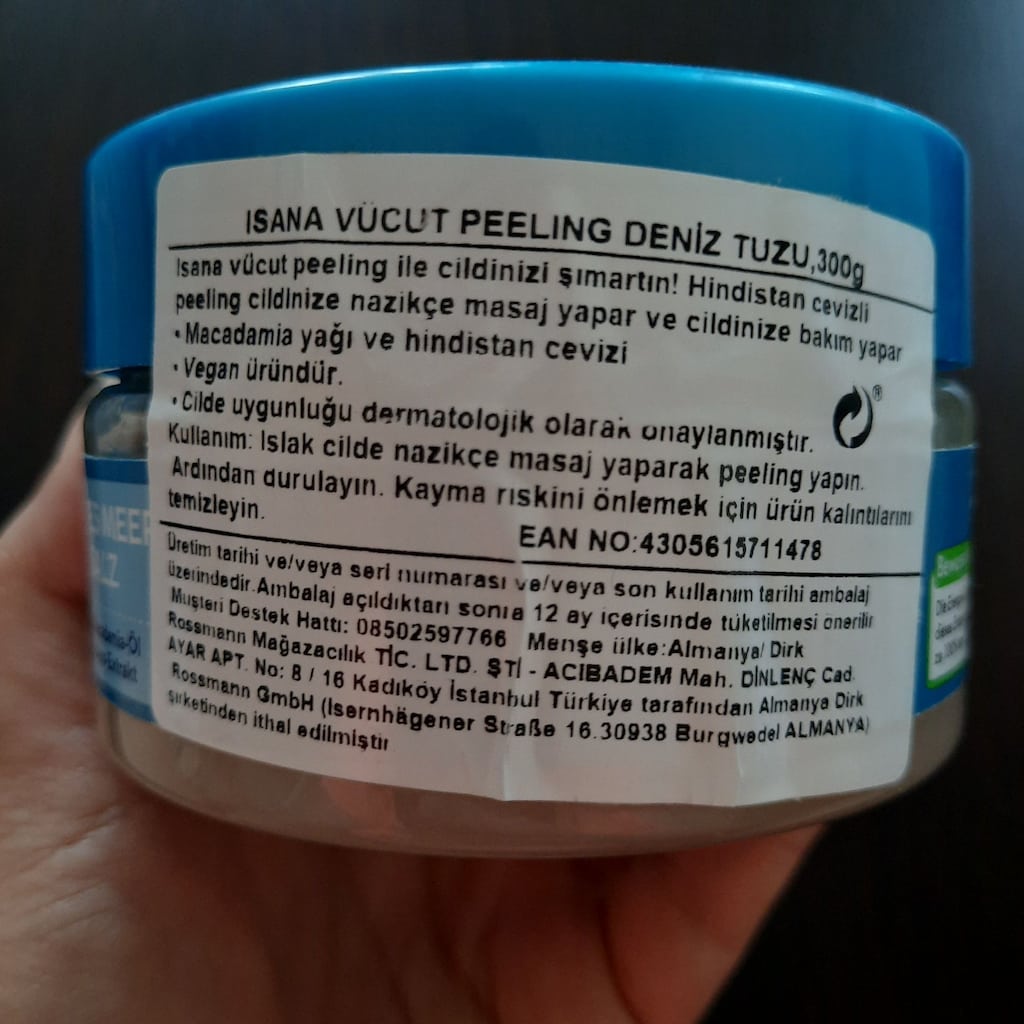 Isana marka vücut peeling - 2
