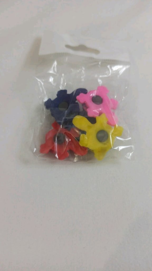Mini Renkli Kaplumbağa Figürlü Buzdolabı Mıknatısı / Magnet Seti - 2