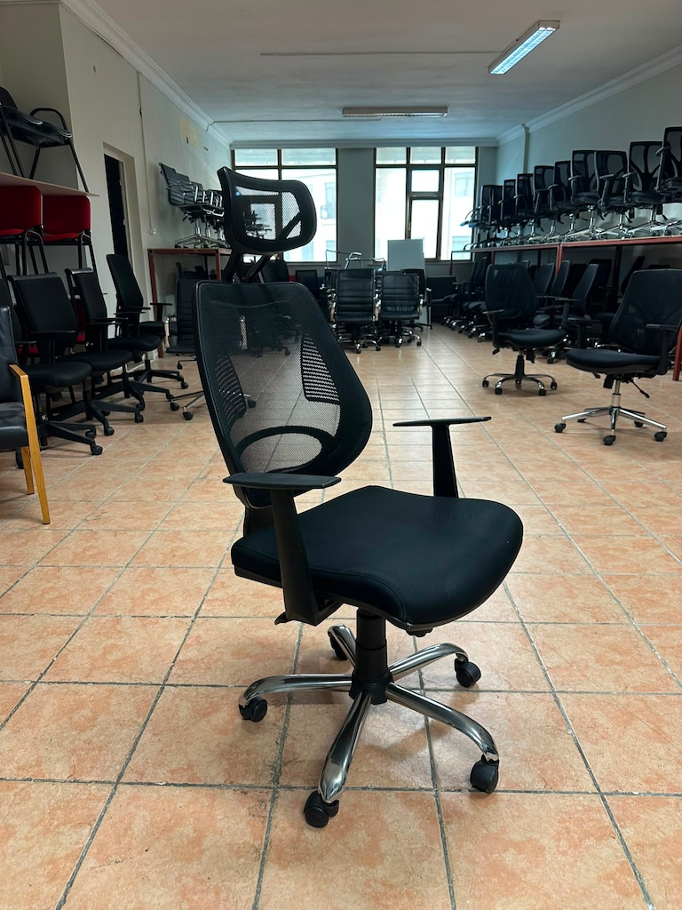 KLAS OFİS ÜSKÜDAR KROM AYAKLI MÜDÜR KOLTUĞU İKİNCİ EL - 2