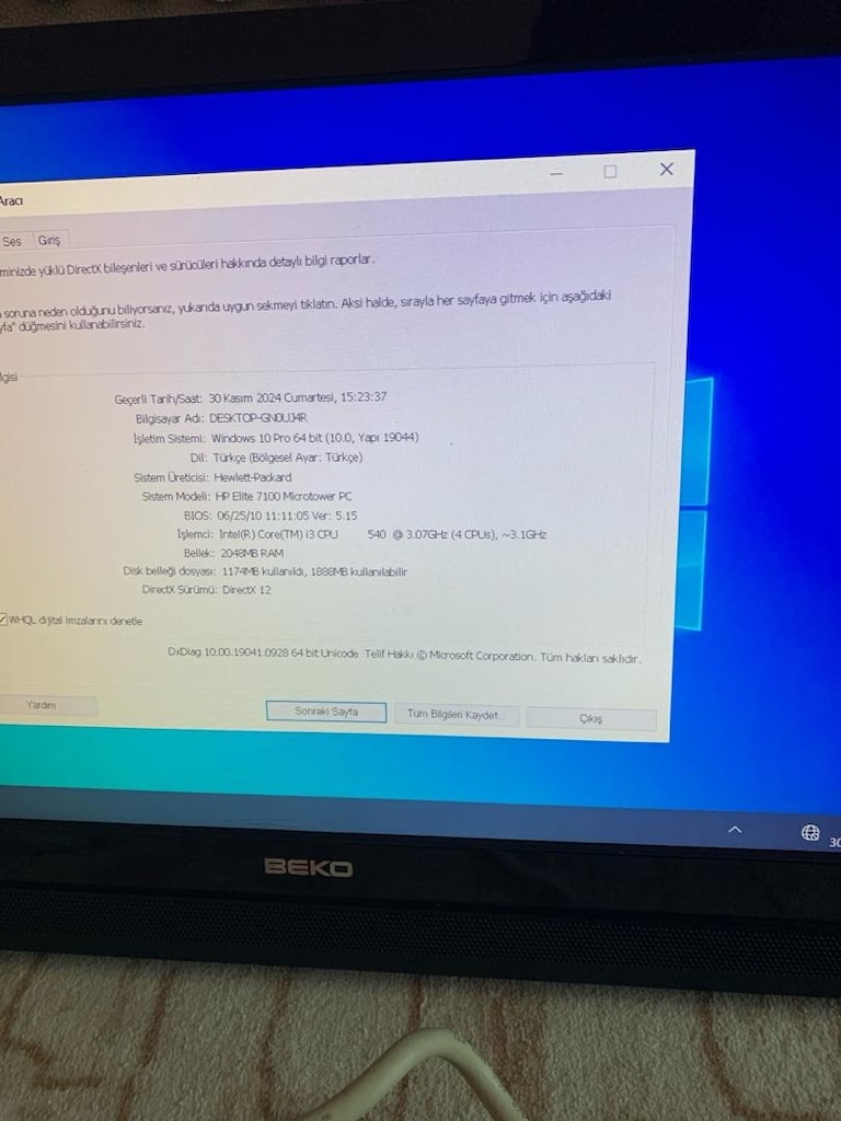 masaüstü pc kasa klavye fare ekran kabloları - 6