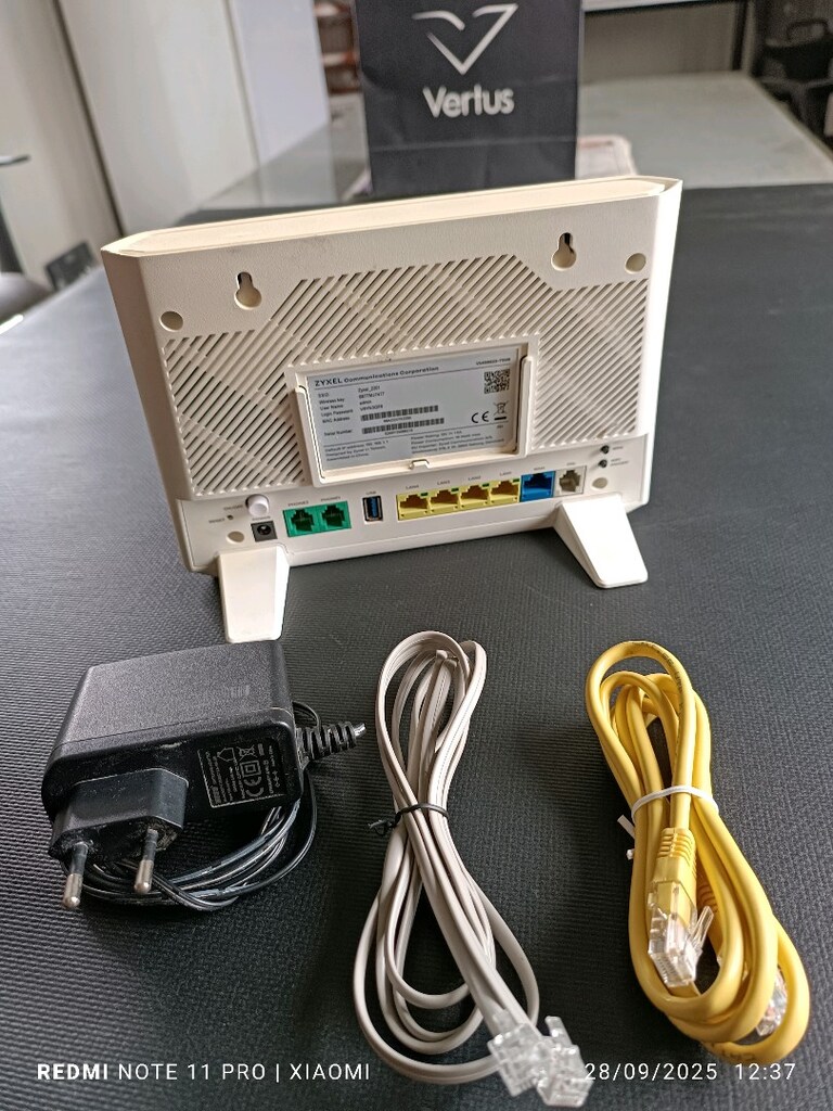 Zyxel wifi 5 vdsl2+ modem - 2