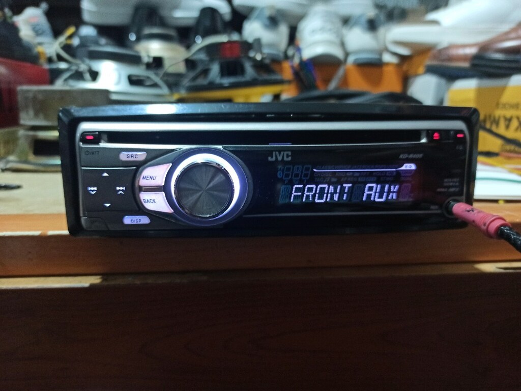 Eski seri tesisat teyibi jvc CD AUX RADYO tek anfi çıkışli oto teyp - 13