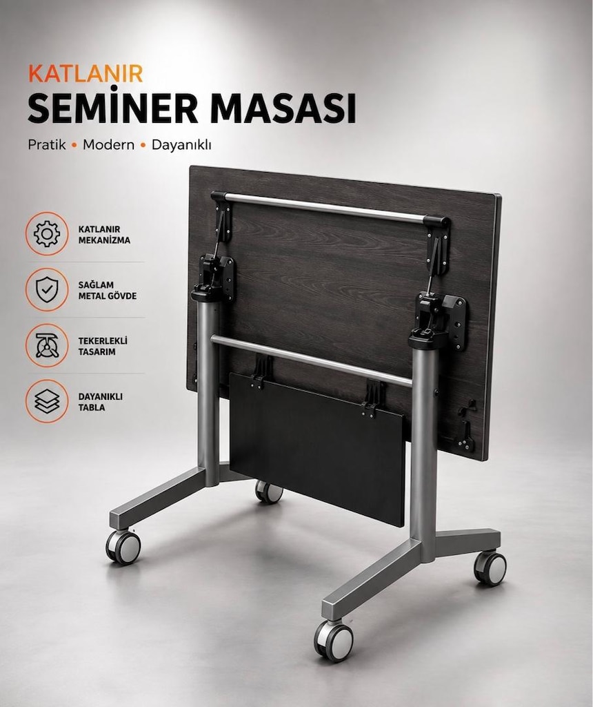 katlanır seminer masası - 2