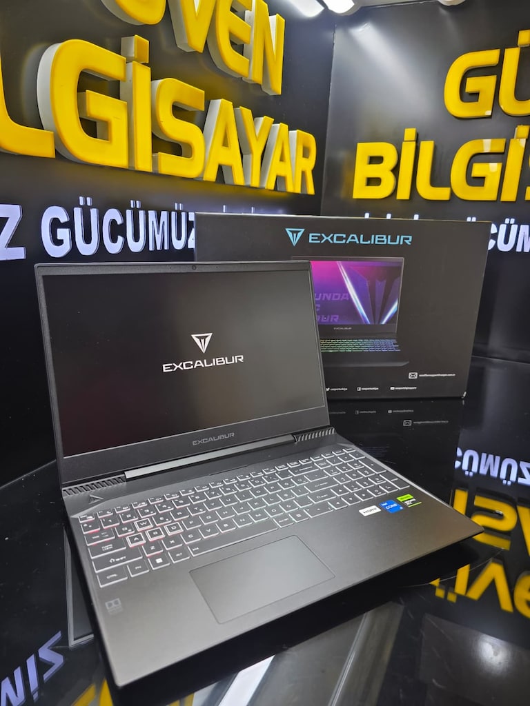 EXCALİBUR İ5 12450H 16 GB RAM RTX3050 512GB SSD SIFIRDAN FARKSIZ - 10